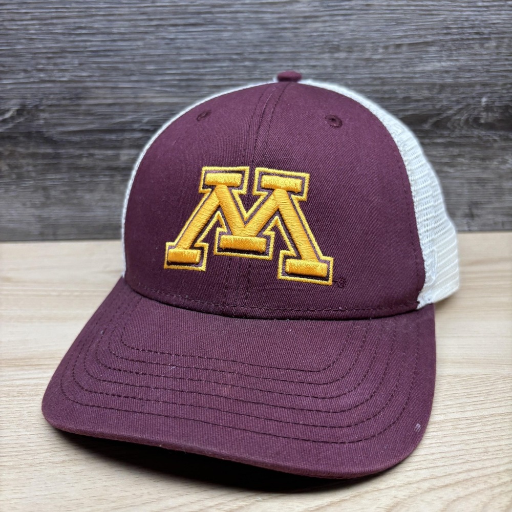 Minnesota Golden Gophers Hat Cap Snap Back Mens Maroon White NCAA Football
